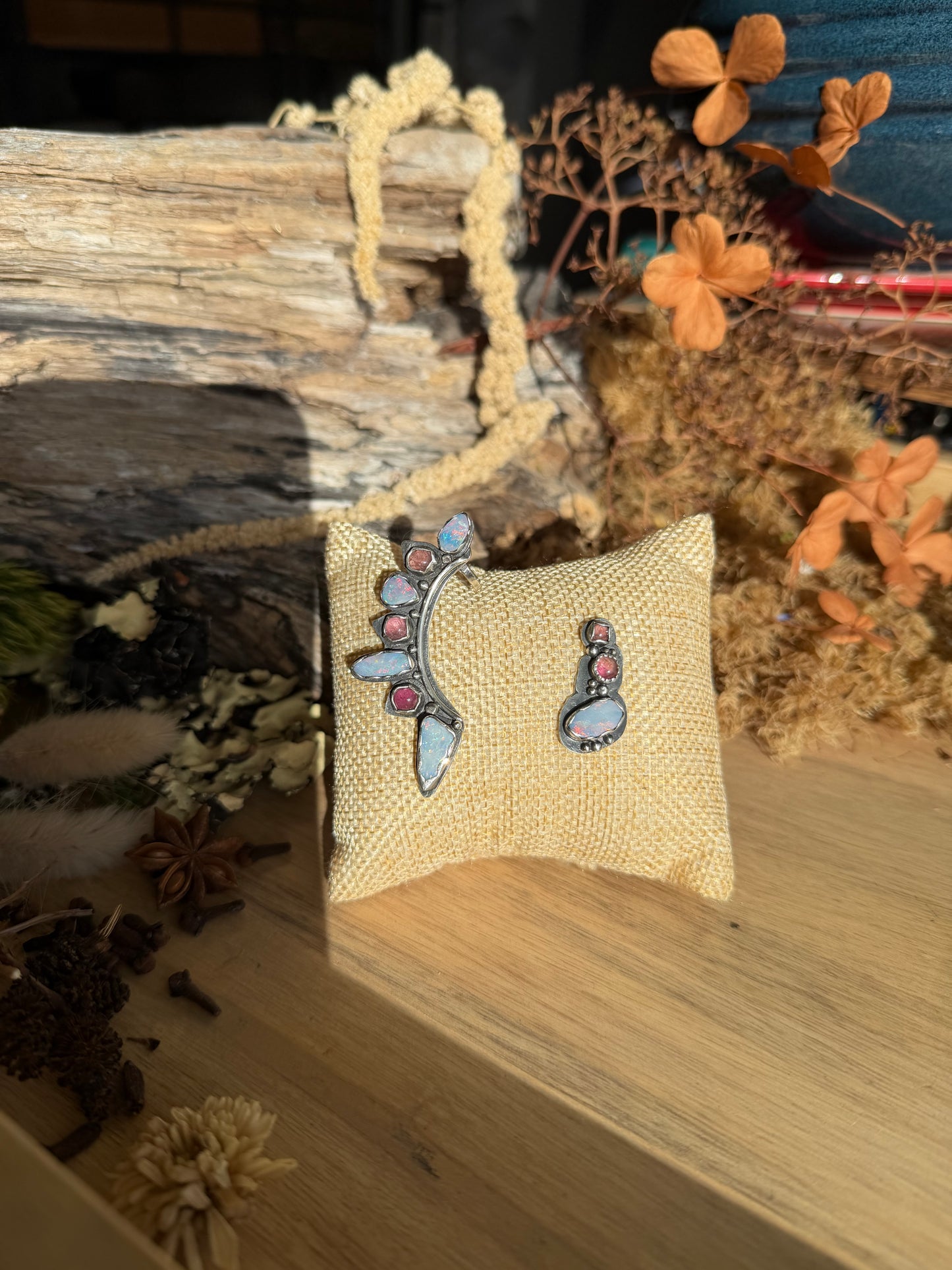 EAR CRAWLER & STUD EARRINGS