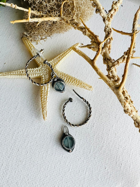 Ocean Whisper Hoops