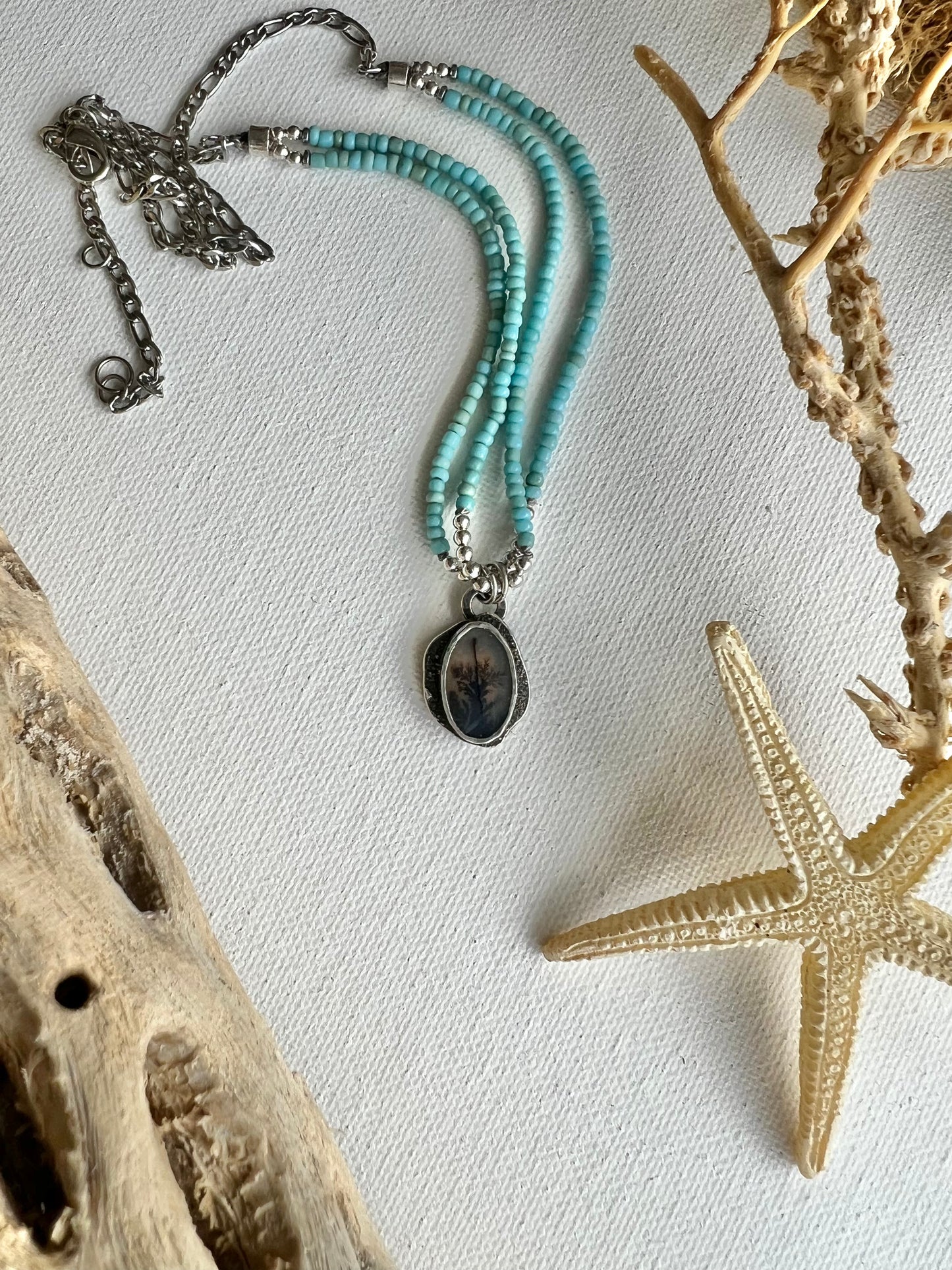 Seaweed Charm Necklace