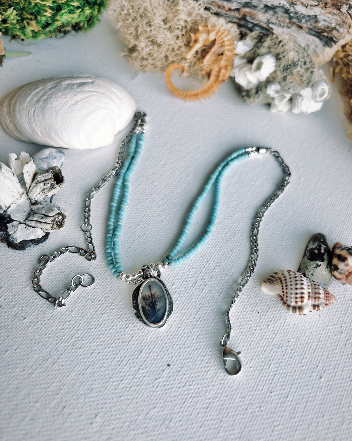 Seaweed Charm Necklace