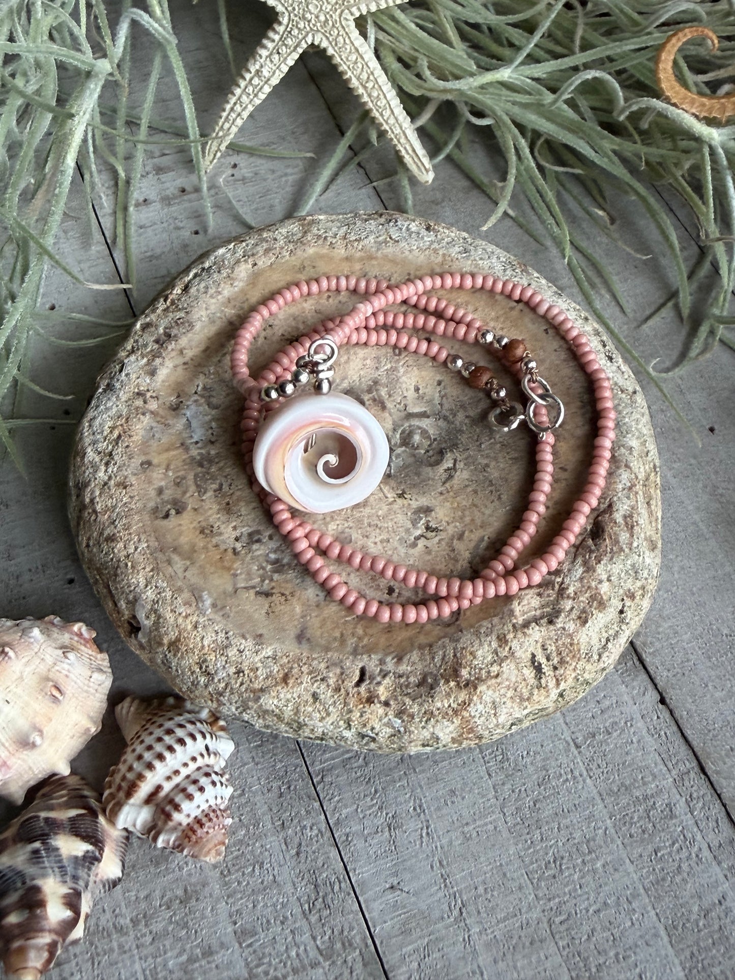 SALTY, SILK BEADED THREADS