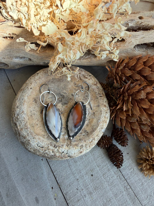 SUMATRA AGATE EARRINGS