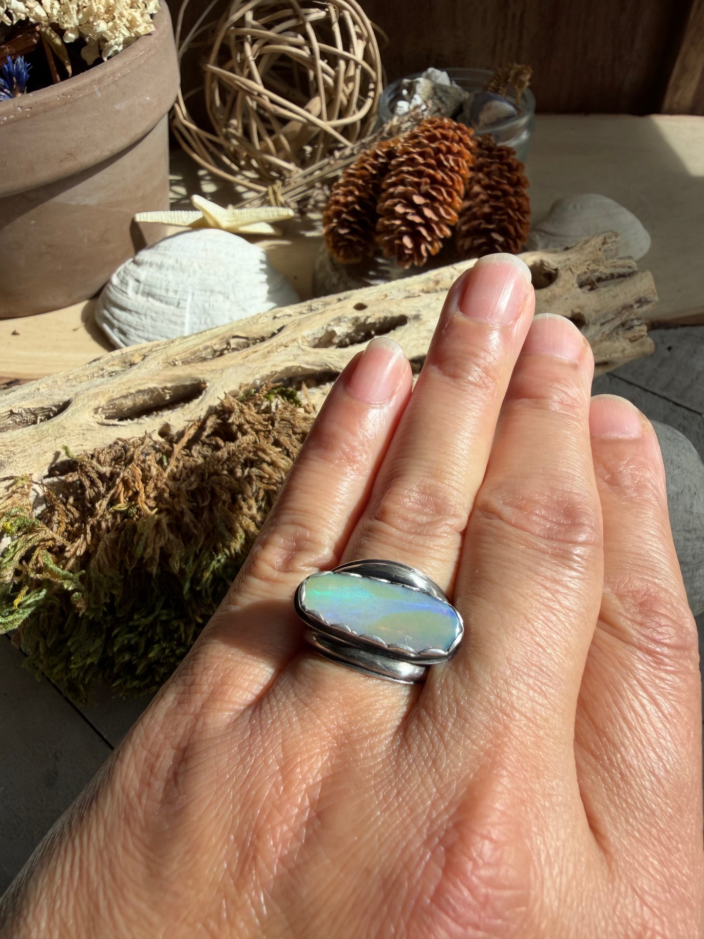 SEASIDE OPAL RING