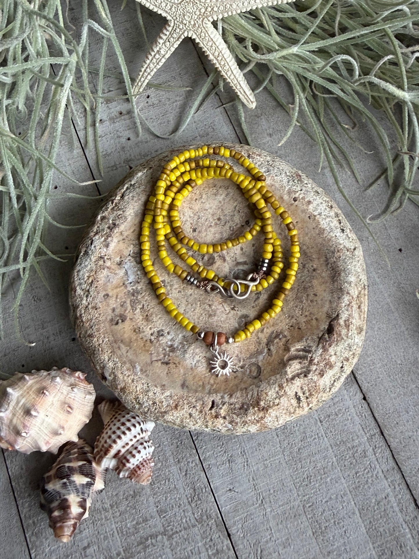 SALTY, SILK BEADED THREADS
