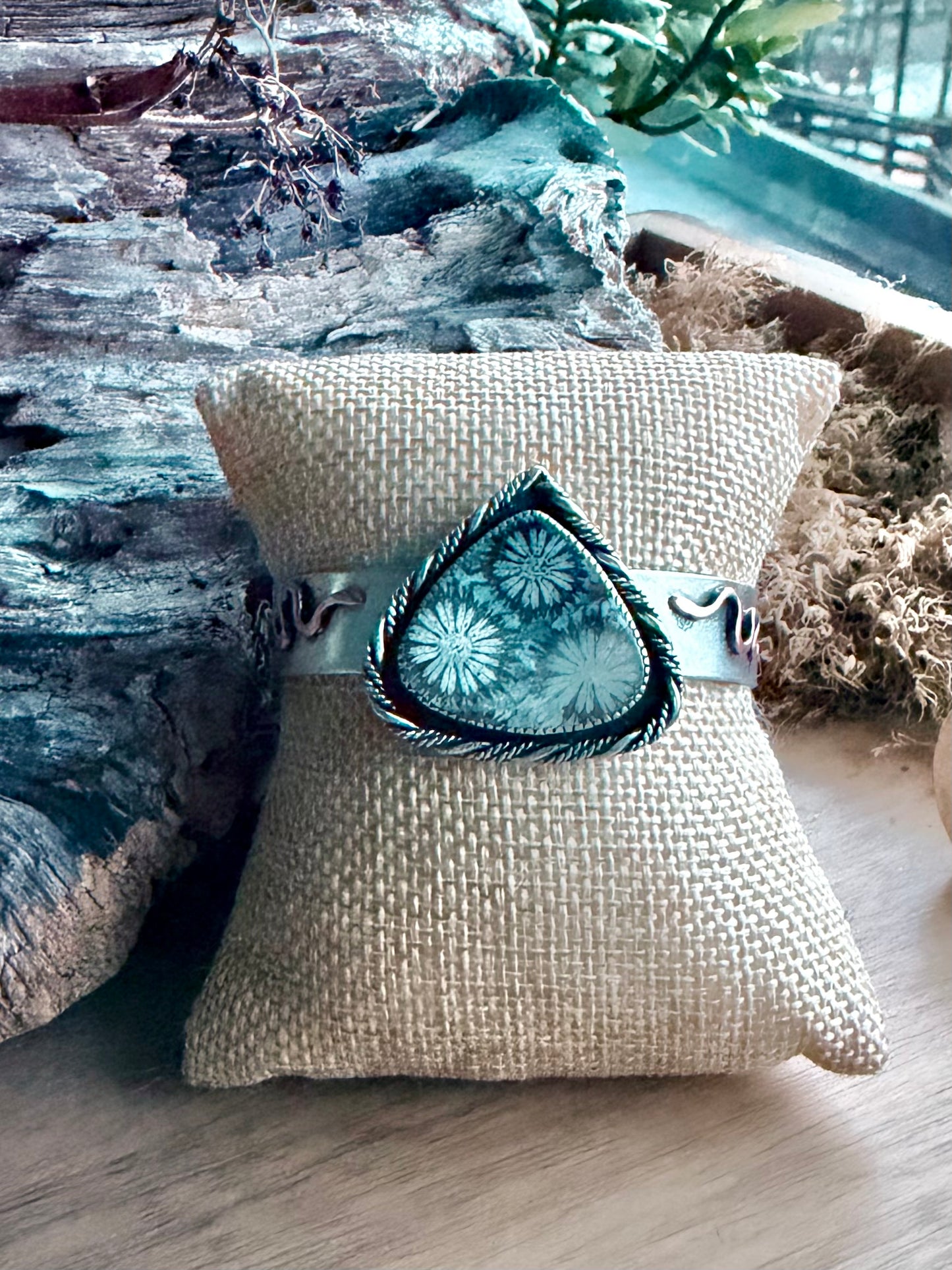 Fossilized Coral Bracelet