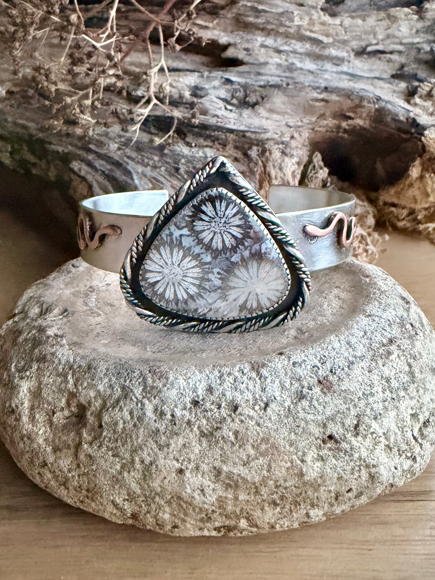 Fossilized Coral Bracelet