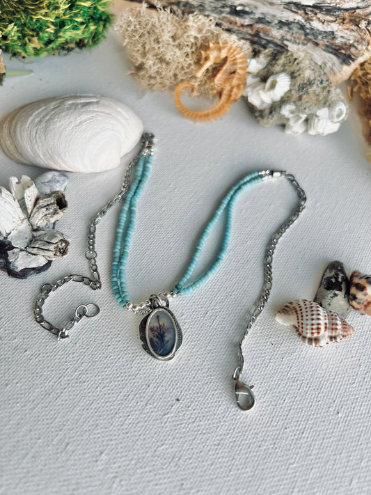 Seaweed Charm Necklace
