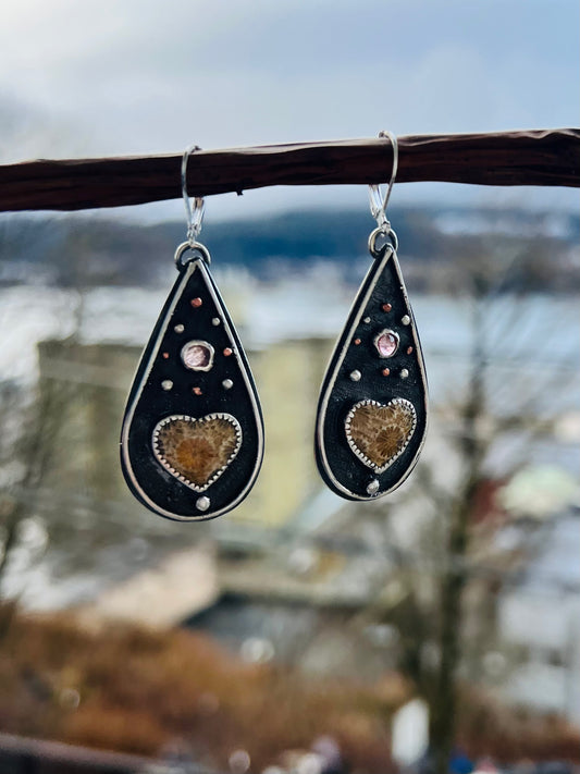 BLOOMING HEARTS EARRINGS